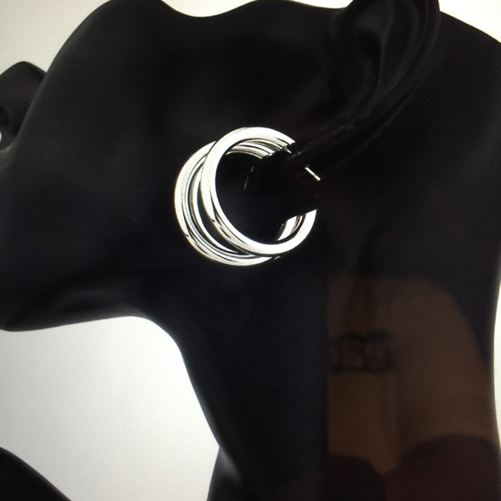 Large Hollow Earrings